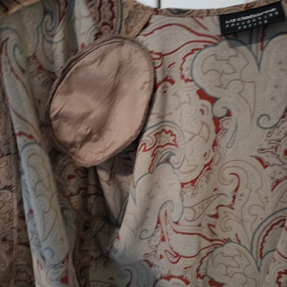 Vintage Liz Claiborne Paisley Patterned Women's Shirt - Picture 4 of 6